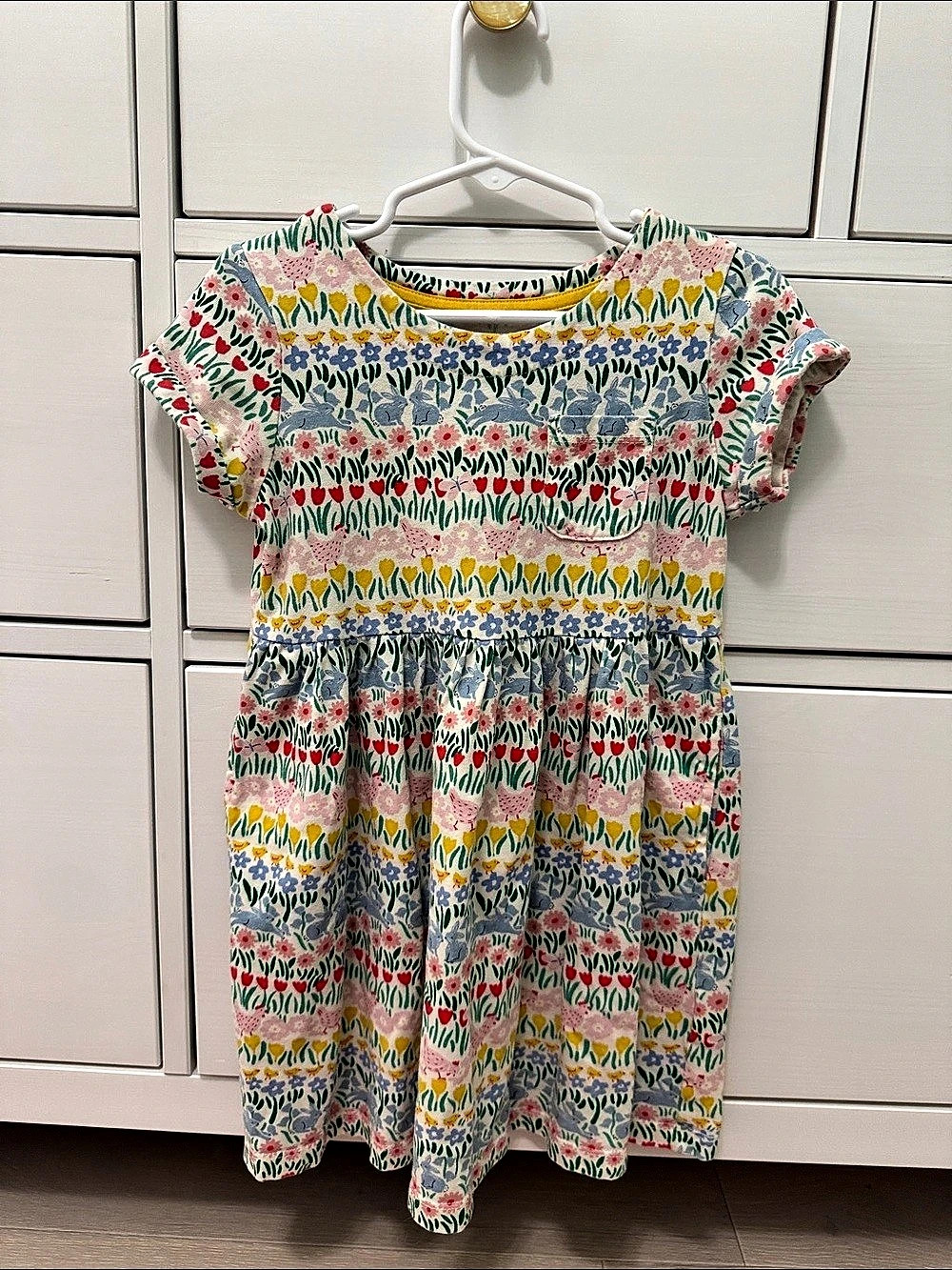Mini Boden Floral Girls 4-5Y Dress
